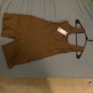 Basic Wide Strap Ribbed Unitard